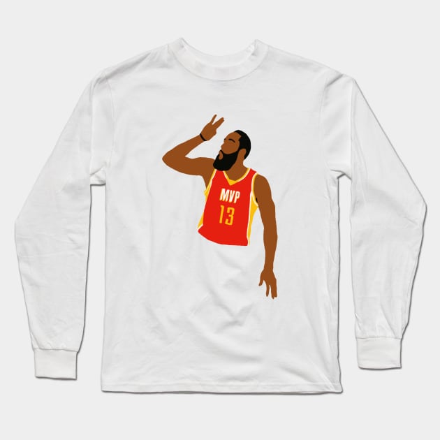 James Harden MVP Long Sleeve T-Shirt by rattraptees